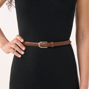 YARRA. Split Cowhide Leather Belt.