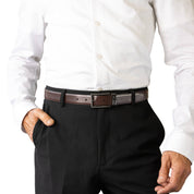 ZURICH. Reversible Leather Belt. 30mm width.